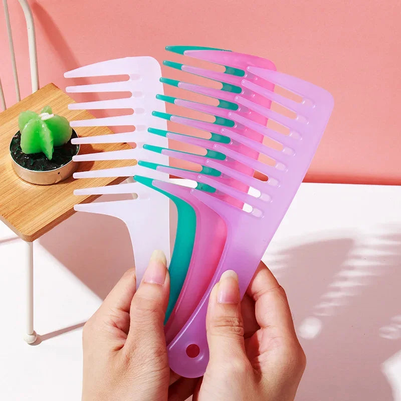 Large Wide-tooth Curly Hair Comb