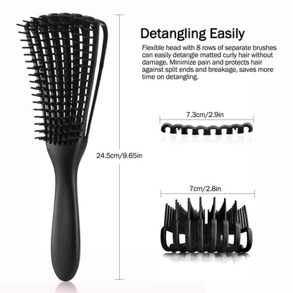 Detangling Hairbrush for Styling Curly